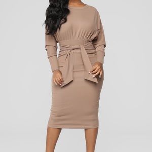 Sweater midi dress